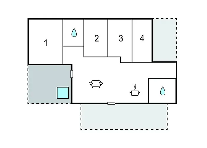 Dom wakacyjny Awesome In With Wifi